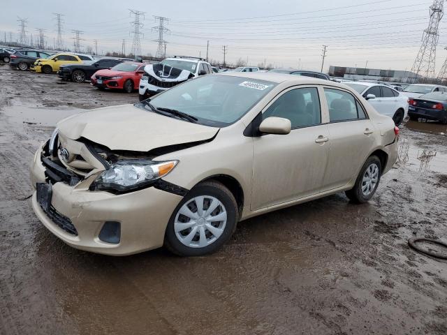 2T1BU4EEXDC987579 - 2013 TOYOTA COROLLA BASE GOLD photo 1