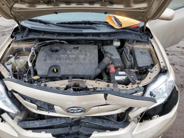 2T1BU4EEXDC987579 - 2013 TOYOTA COROLLA BASE GOLD photo 11