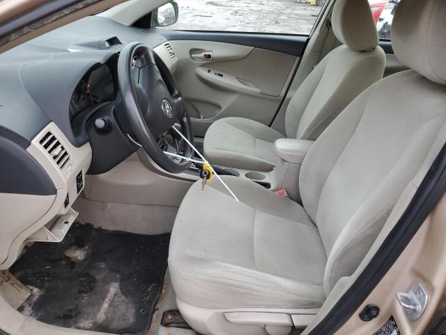 2T1BU4EEXDC987579 - 2013 TOYOTA COROLLA BASE GOLD photo 7