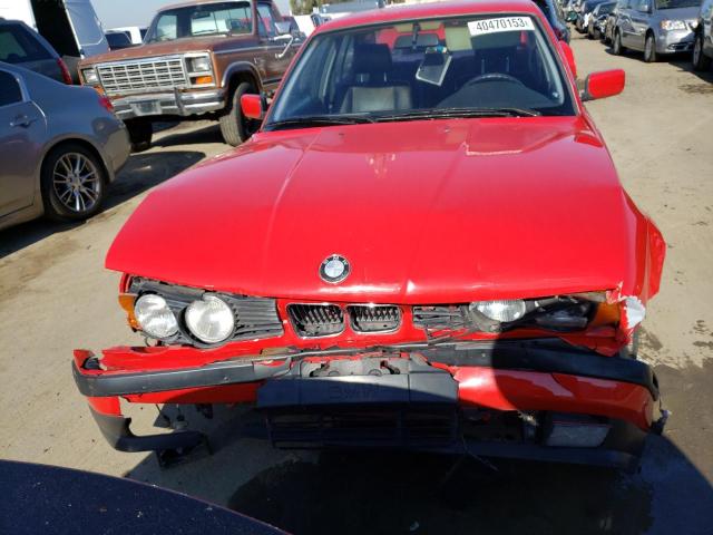 WBAHD6317PBJ84220 - 1993 BMW 525 I AUTOMATIC RED photo 5
