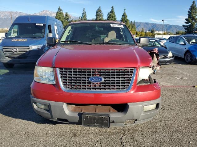 1FMRU15W63LB63507 - 2003 FORD EXPEDITION XLT BURGUNDY photo 5