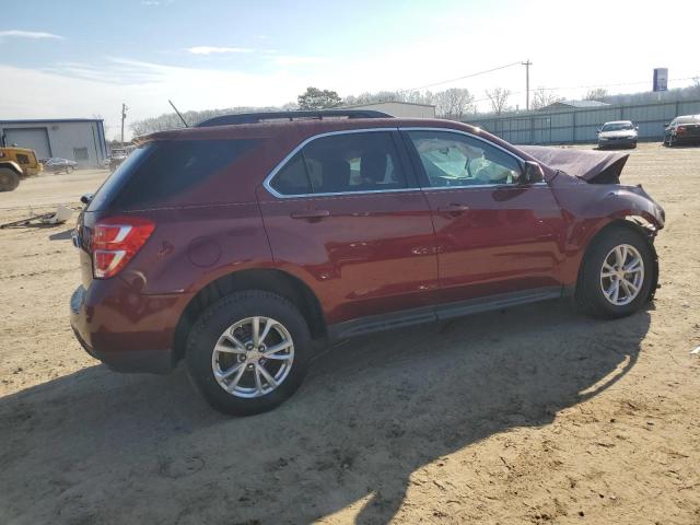 2GNALCEK2H1607581 - 2017 CHEVROLET EQUINOX LT BURGUNDY photo 3