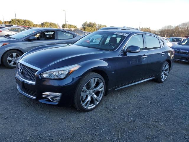 JN1BY1PRXKM725146 - 2019 INFINITI Q70L 3.7 L BLUE photo 1