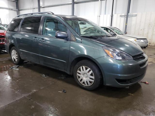 5TDZA23C04S096754 - 2004 TOYOTA SIENNA CE GREEN photo 4