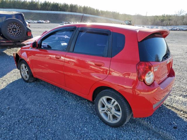 KL1TD6DE2AB119482 - 2010 CHEVROLET AVEO LS Kırmızı fotoğraf 2