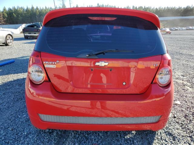 KL1TD6DE2AB119482 - 2010 CHEVROLET AVEO LS Kırmızı fotoğraf 6