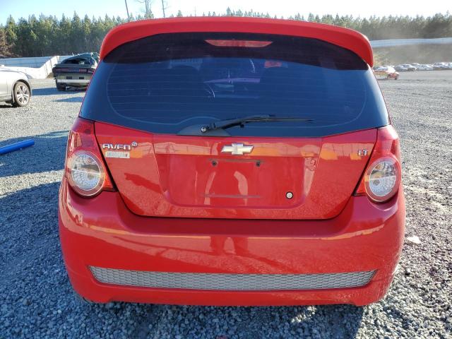 KL1TD6DE2AB119482 - 2010 CHEVROLET AVEO LS RED photo 6