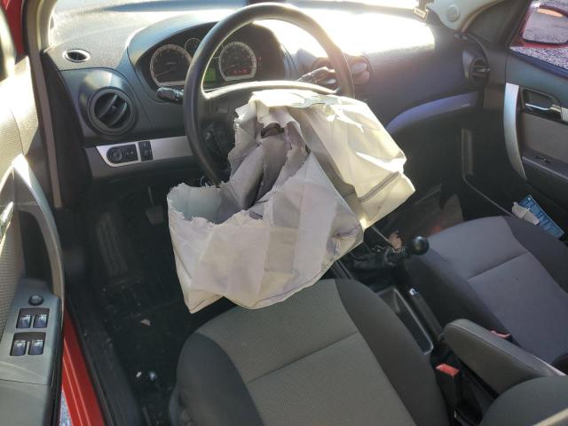 KL1TD6DE2AB119482 - 2010 CHEVROLET AVEO LS Kırmızı fotoğraf 8