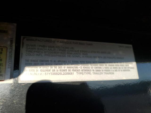 51Y335B25L2009061 - 2020 TRAIL KING ENCLOSED თეთრი ფოტო 10