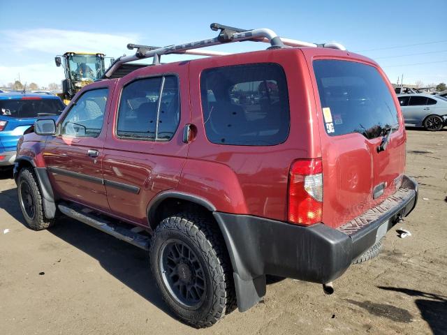 5N1ED28Y41C527275 - 2001 NISSAN XTERRA XE MAROON photo 2