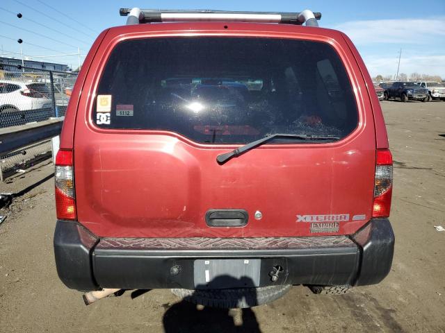 5N1ED28Y41C527275 - 2001 NISSAN XTERRA XE MAROON photo 6