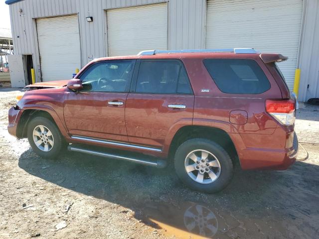 JTEZU5JR2A5009000 - 2010 TOYOTA 4RUNNER SR5 RED photo 2