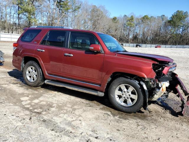 JTEZU5JR2A5009000 - 2010 TOYOTA 4RUNNER SR5 RED photo 4