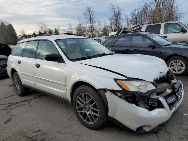 4S4BP60C196321259 - 2009 SUBARU OUTBACK WHITE photo 4