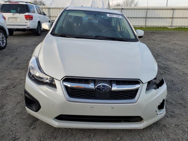 JF1GJAD61EH021518 - 2014 SUBARU IMPREZA PREMIUM WHITE photo 5