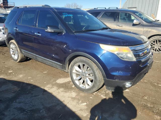 1FMHK7D8XBGA76661 - 2011 FORD EXPLORER XLT BLUE photo 4