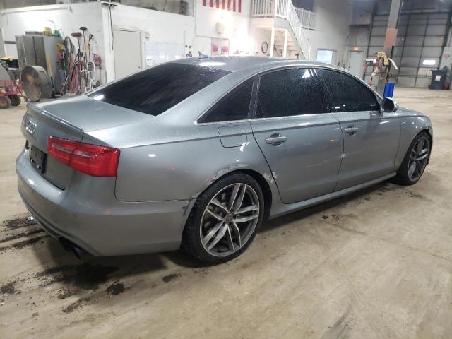 WAUJ2AFC3DN148168 - 2013 AUDI S6 GRAY photo 3