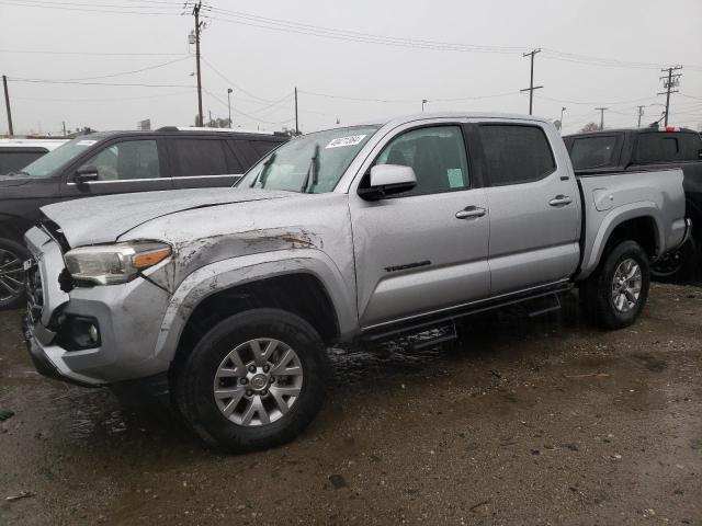 3TMAZ5CN1KM096400 - 2019 TOYOTA TACOMA DOUBLE CAB SILVER photo 1