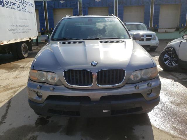 5UXFA135X5LU48657 - 2005 BMW X5 3.0I GRAY photo 5