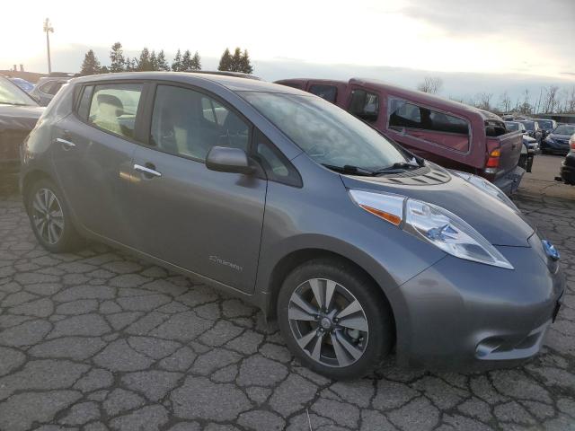 1N4AZ0CP7FC306029 - 2015 NISSAN LEAF S SILVER photo 4