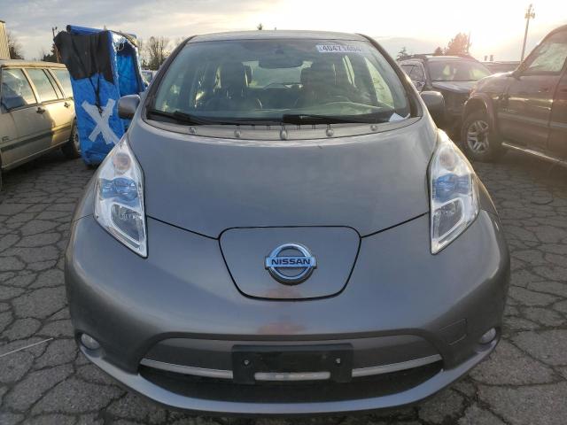 1N4AZ0CP7FC306029 - 2015 NISSAN LEAF S SILVER photo 5