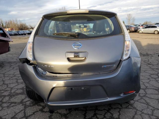 1N4AZ0CP7FC306029 - 2015 NISSAN LEAF S SILVER photo 6