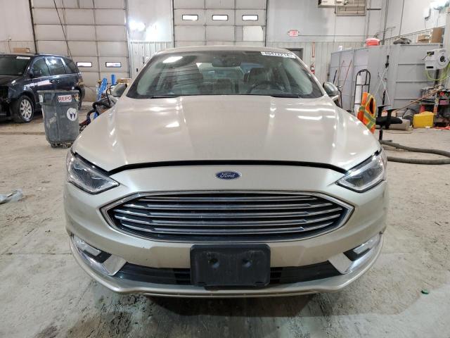 3FA6P0RU1JR219097 - 2018 FORD FUSION TITANIUM/PLATINUM HEV BEIGE photo 5