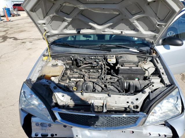 1FAHP34N67W204935 - 2007 FORD FOCUS ZX4 SILVER photo 11