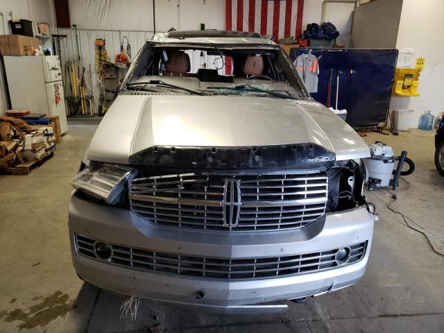 5LMJJ3J54CEL01593 - 2012 LINCOLN NAVIGATOR L SILVER photo 5