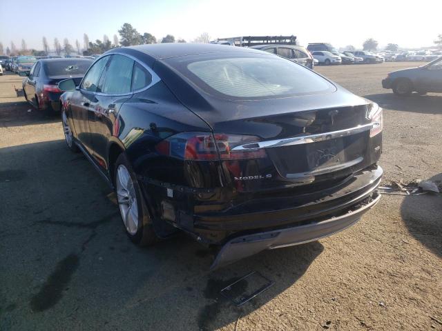 5YJSA1CP0DFP24475 - 2013 TESLA MODEL S BLACK photo 2