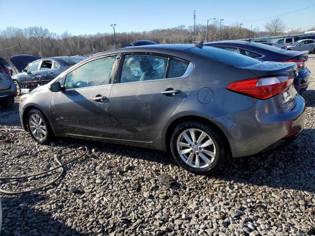 KNAFX4A8XE5054902 - 2014 KIA FORTE EX GRAY photo 2