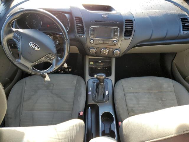 KNAFX4A8XE5054902 - 2014 KIA FORTE EX GRAY photo 8