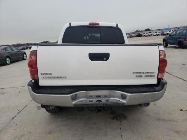 5TEJU62N77Z348036 - 2007 TOYOTA TACOMA DOUBLE CAB PRERUNNER WHITE photo 6
