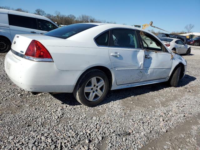 2G1WF5EK6B1169424 - 2011 CHEVROLET IMPALA LS WHITE photo 3