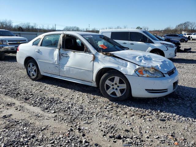 2G1WF5EK6B1169424 - 2011 CHEVROLET IMPALA LS WHITE photo 4