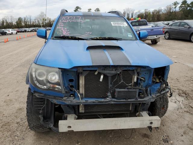 3TMJU4GN8AM094337 - 2010 TOYOTA TACOMA DOUBLE CAB PRERUNNER BLUE photo 5