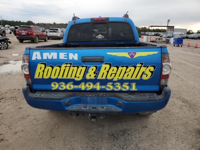 3TMJU4GN8AM094337 - 2010 TOYOTA TACOMA DOUBLE CAB PRERUNNER BLUE photo 6