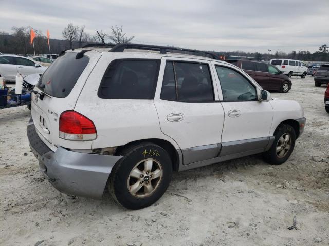 KM8SC73D75U944543 - 2005 HYUNDAI SANTA FE GLS WHITE photo 3