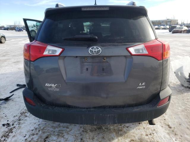 2T3BFREV6EW132571 - 2014 TOYOTA RAV4 LE GRAY photo 6