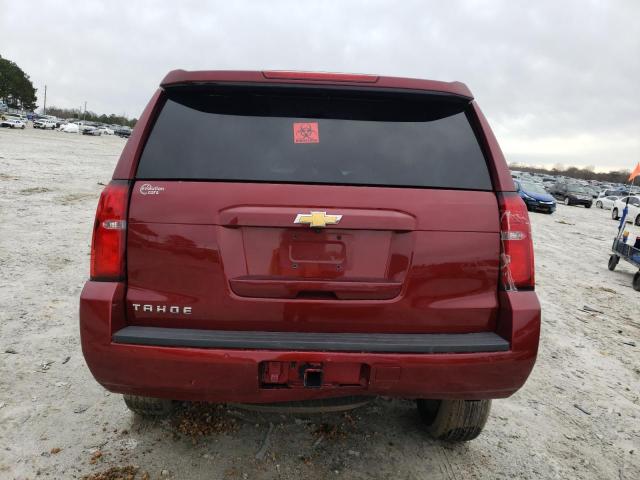 1GNSCBKC0HR329332 - 2017 CHEVROLET TAHOE C1500 LT RED photo 6