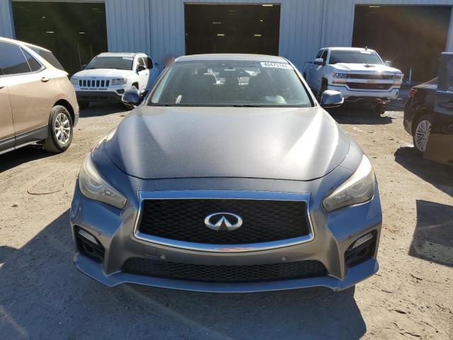 JN1BV7AP2EM676905 - 2014 INFINITI Q50 BASE GRAY photo 5