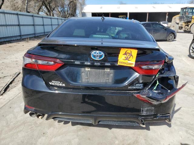 4T1G31AK8NU593940 - 2022 TOYOTA CAMRY NIGHT SHADE BLACK photo 6