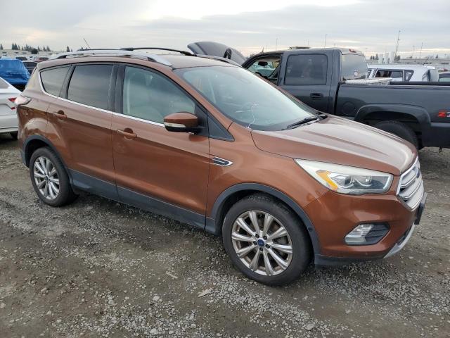 1FMCU0J92HUB45183 - 2017 FORD ESCAPE TITANIUM BROWN photo 4