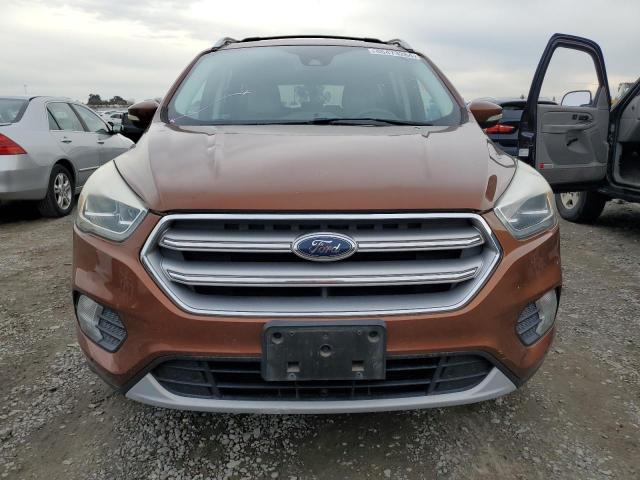 1FMCU0J92HUB45183 - 2017 FORD ESCAPE TITANIUM BROWN photo 5