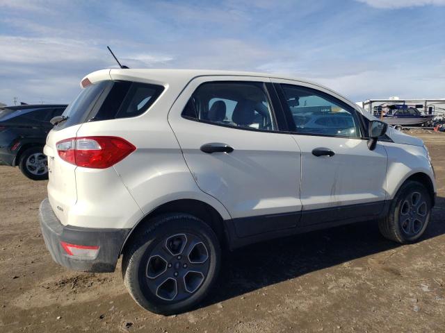 MAJ6S3FL4NC463469 - 2022 FORD ECOSPORT S WHITE photo 3