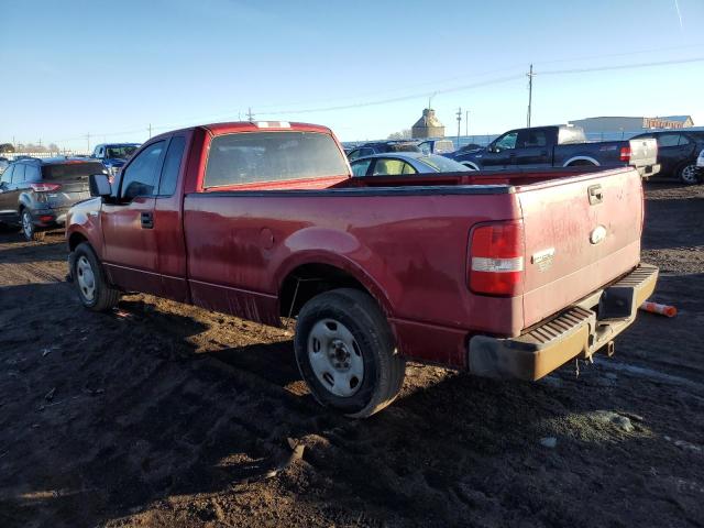 1FTRF12238KE70825 - 2008 FORD F150 RED photo 2