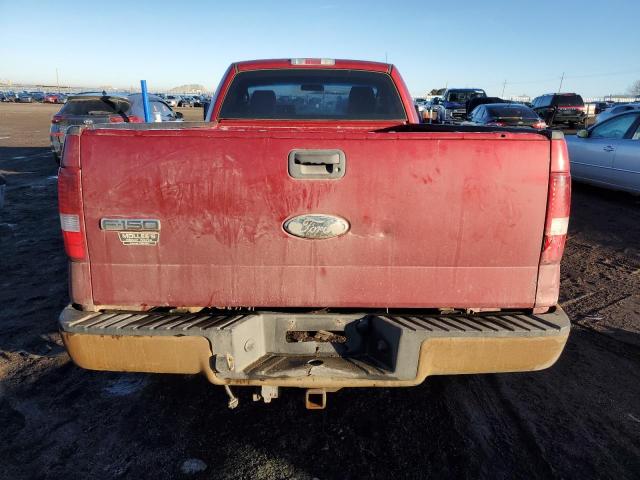 1FTRF12238KE70825 - 2008 FORD F150 RED photo 6