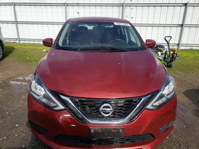 3N1AB7AP1HY315140 - 2017 NISSAN SENTRA S RED photo 5