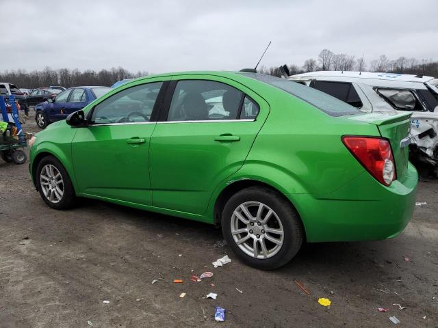 1G1JC5SH5F4164463 - 2015 CHEVROLET SONIC LT GREEN photo 2