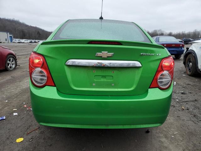 1G1JC5SH5F4164463 - 2015 CHEVROLET SONIC LT GREEN photo 6